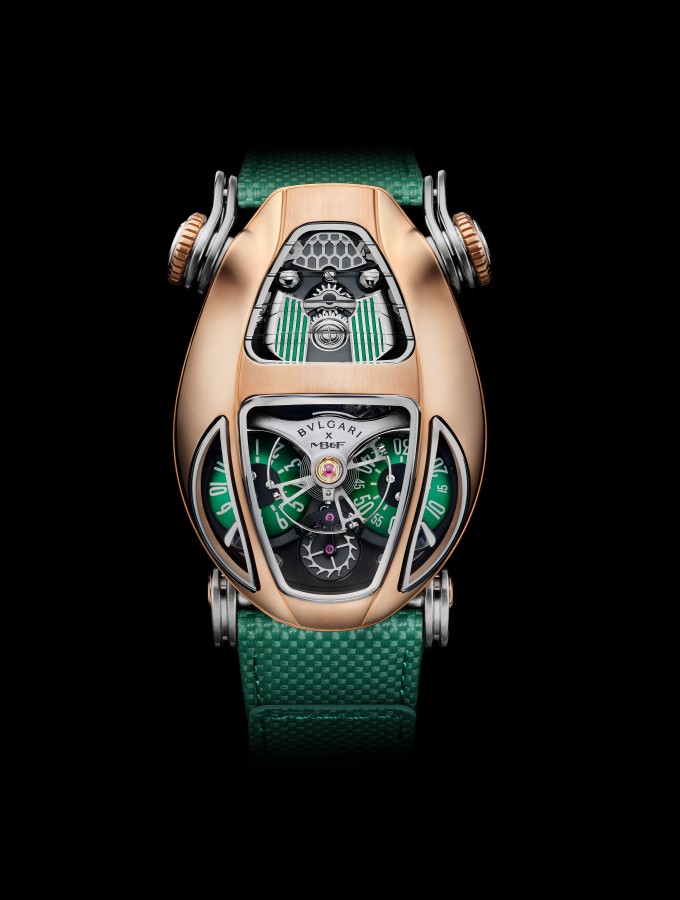 MB&F x Bvlgari LM FlyingT Allegra, Bvlgari, MB&F, Maximilian Büsser & Friends, Jean-Christophe Babin, jam tangan, jam tangan mewah