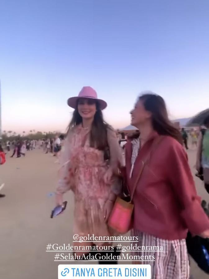 Intip Gaya Seru Luna Maya Saat Menghadiri Coachella