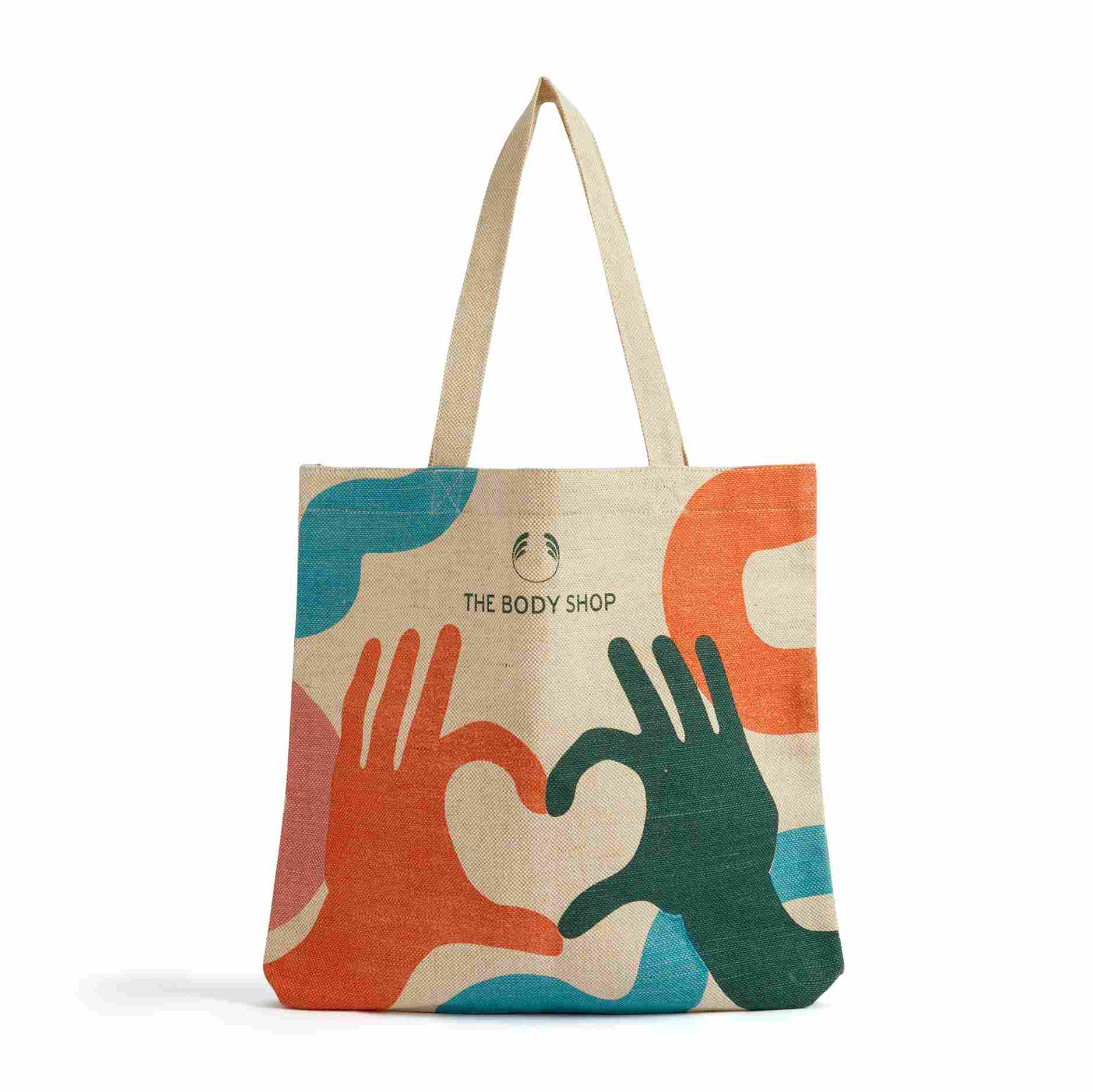 Tote bag. The Body Shop. Eco friendly. Earth Month.