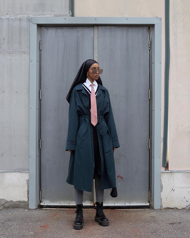 Model blazer panjang
