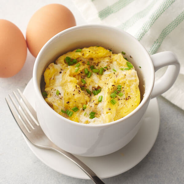 Resep omelette in a cup dengan microwave