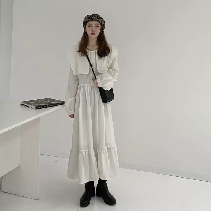 Dress korea panjang