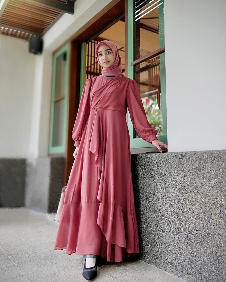 inspirasi gamis model terbaru