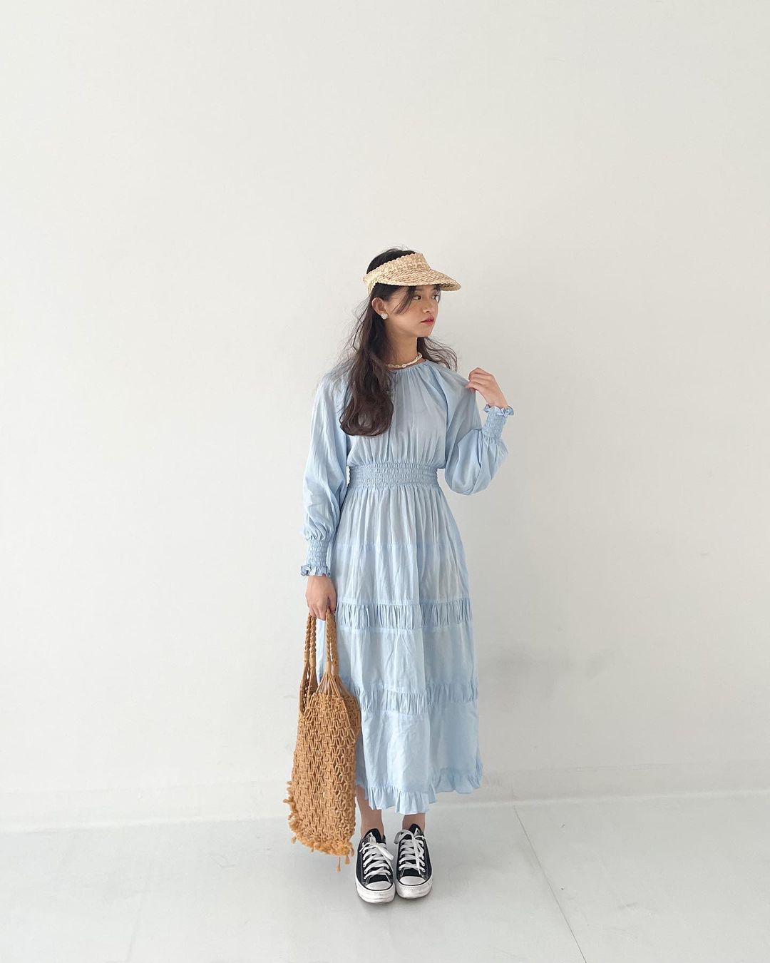 Dress korea panjang