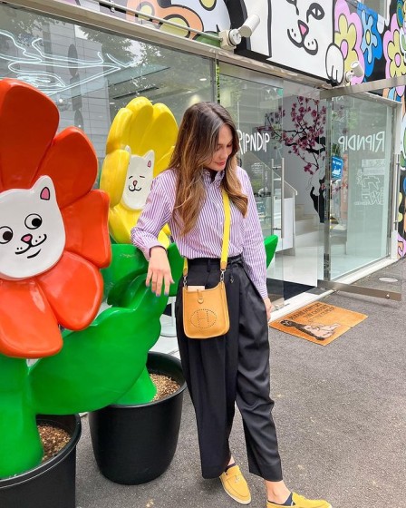 pilihan korean style bisa kamu jadikan inspirasi untuk tampil ala Luna Maya