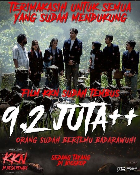 KKN di Desa Penari memiliki penonton terbanyak