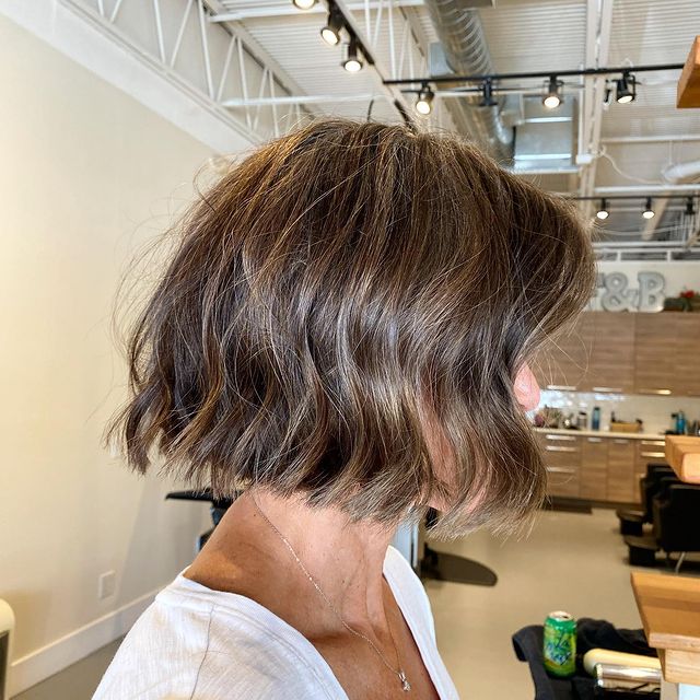 Blunt cut bob