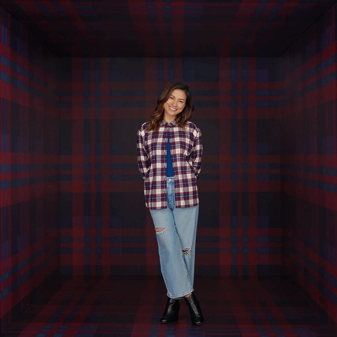 kemeja flanel wanita kekinian