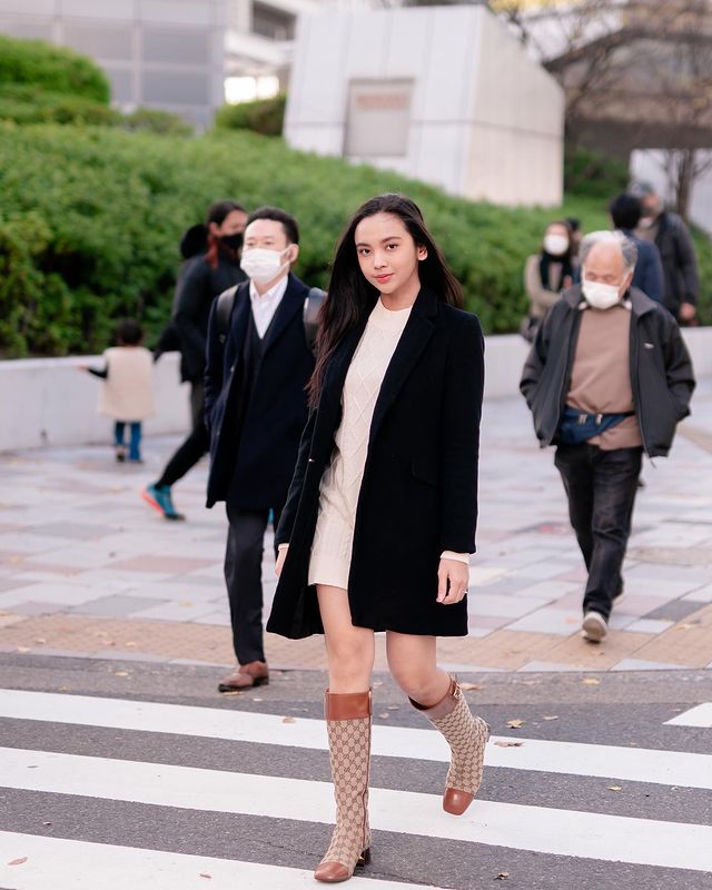 gaya fashion khas lyodra ginting