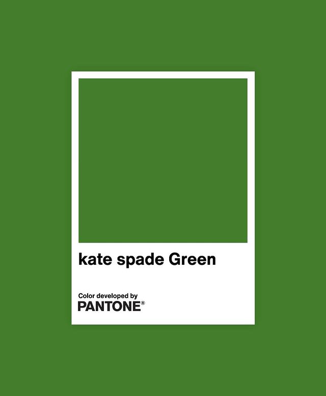 kate spade new york kolaborasi dengan pantone untuk warna kate spade green