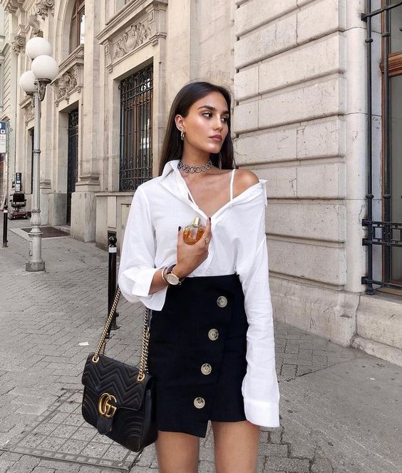 OOTD kemeja putih