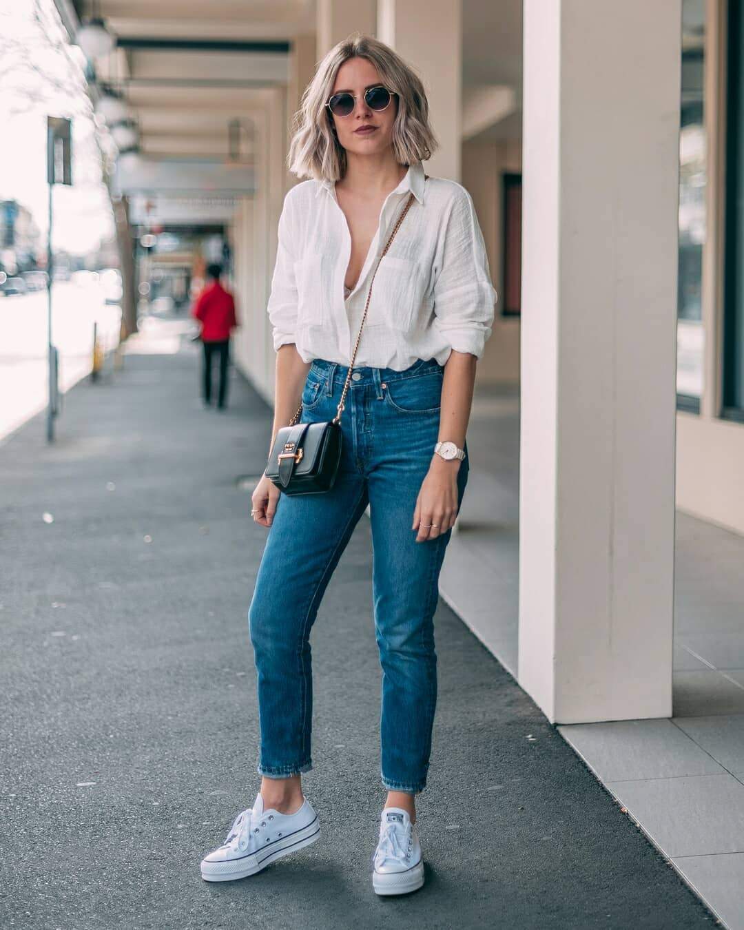 OOTD kemeja putih