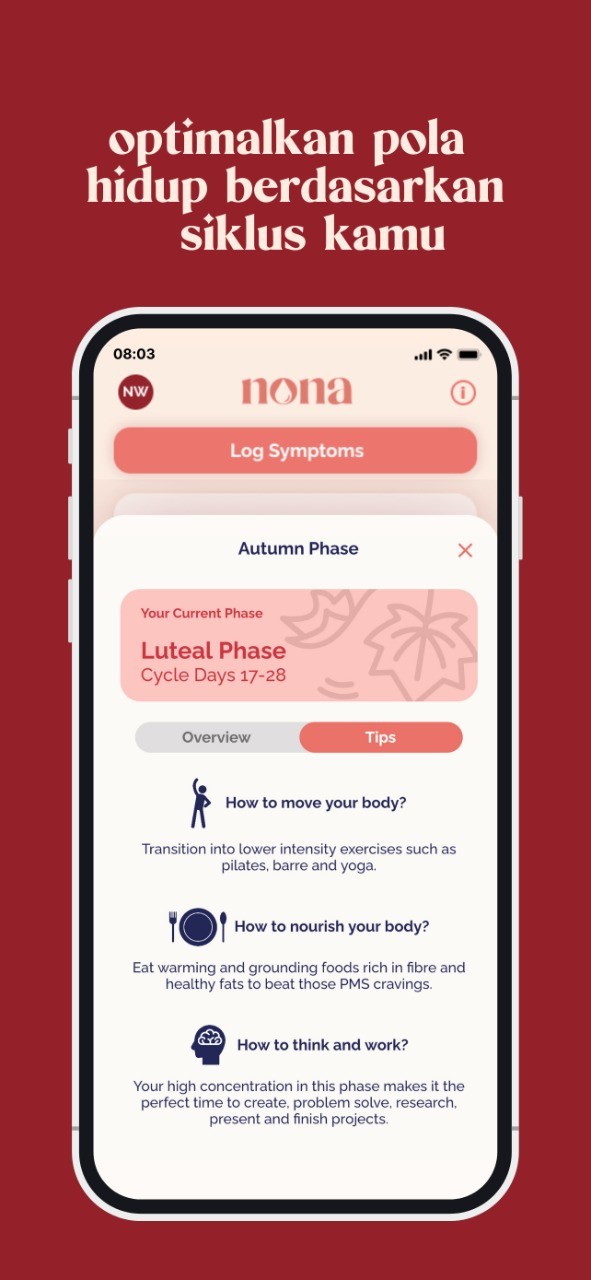 Nona hadirkan aplikasi kalender siklus menstruasi pertama di Indonesia