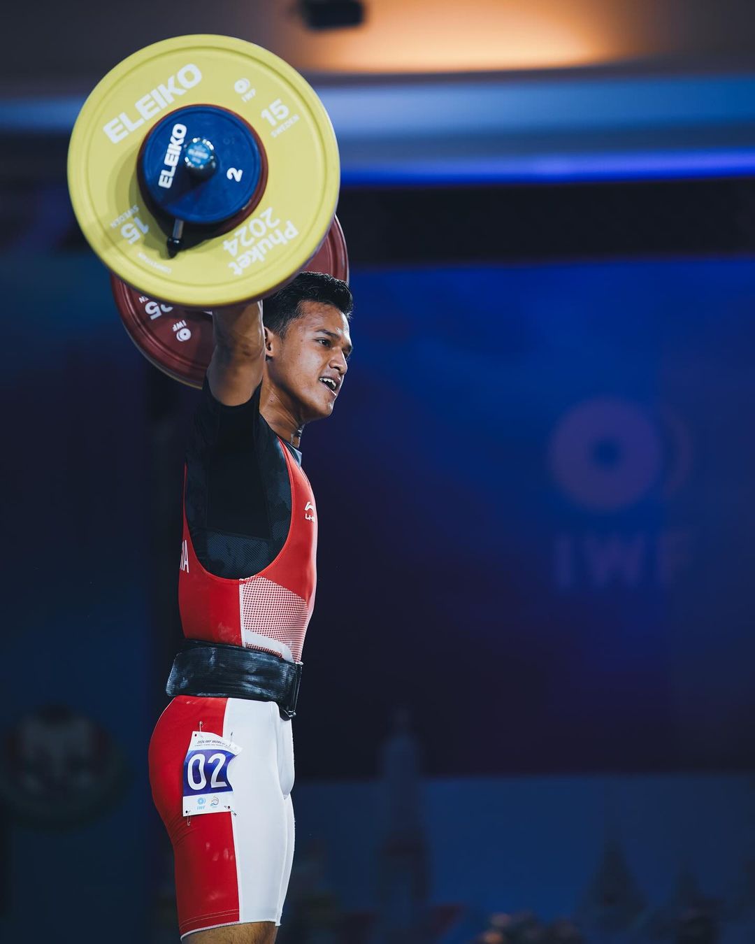 Rizki, atlit, angkat besi, emas, olimpiade paris, 2024