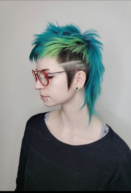 Inspirasi potongan rambut mullet