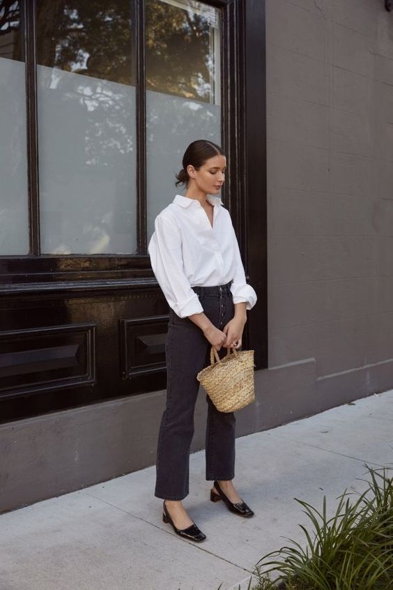 OOTD kemeja putih