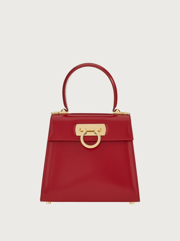  ferragamo iconic top handle bag calfskin