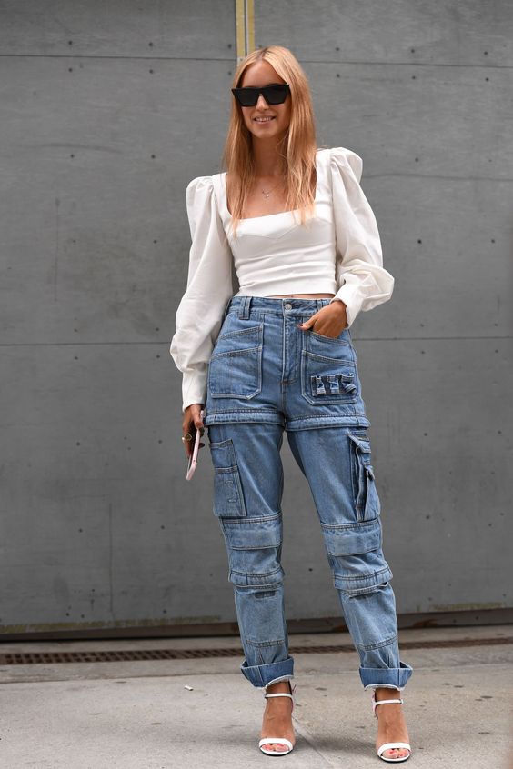 ootd celana cargo wanita
