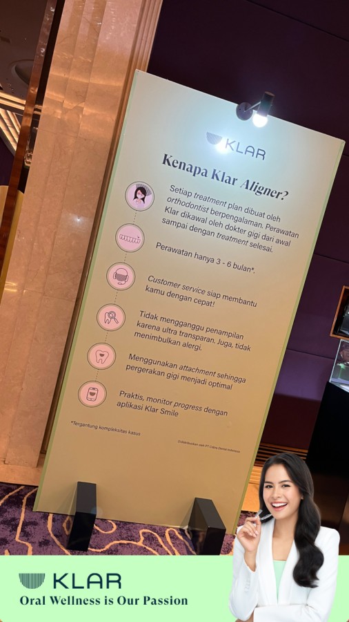 Peluncuran Klar Aligner dari Klar Smile bersama Maudy Ayunda