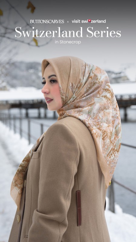 Koleksi Baru Buttonscarves dengan Switzerland Tourism