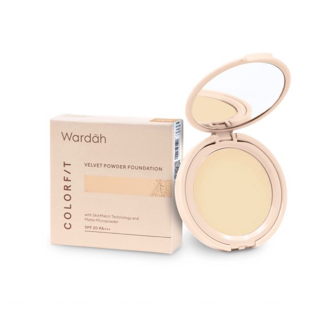 Wardah Colorfit Velvet Powder Foundation
