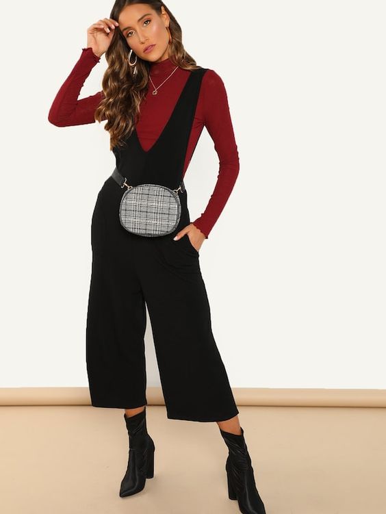 (Jumpsuit model v-neck. Foto: Dok. SHEIN/Pinterest)