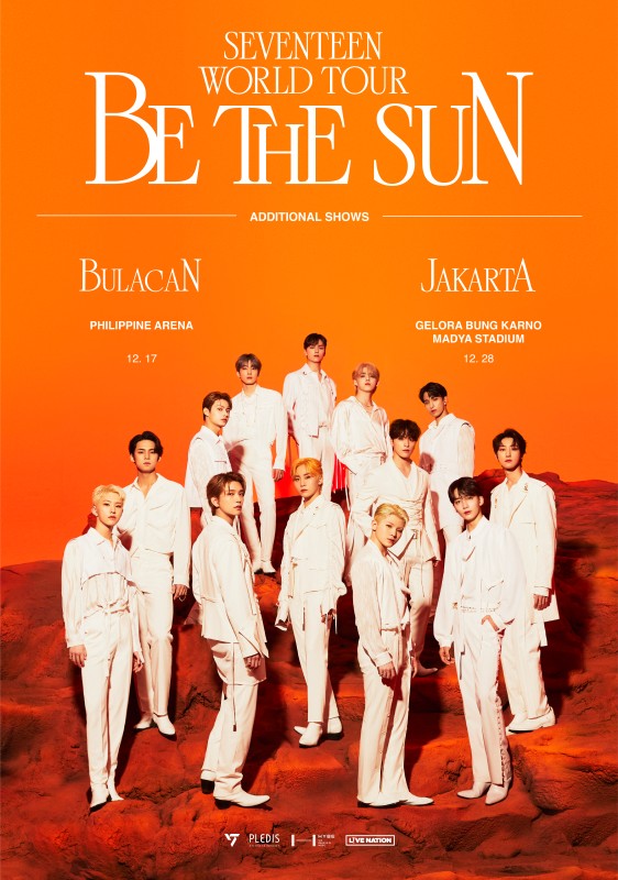 seventeen world tour be the sun di gelora bung karno jakarta 28 desember 2022