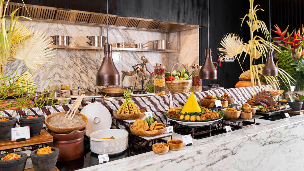 Kuliner Nusantara karya para koki Marriot Bonvoy. 