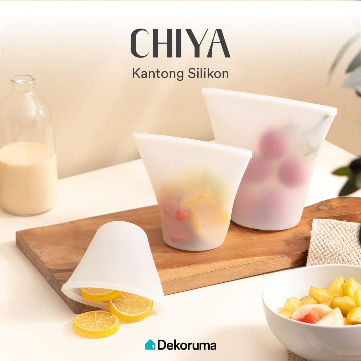 CHITA Kantong Silikon. Kantong silikon. Dekoruma. Dekoruma Ramadan Collection.