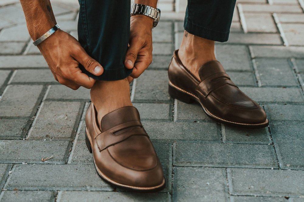 jenis sepatu pria tanpa tali