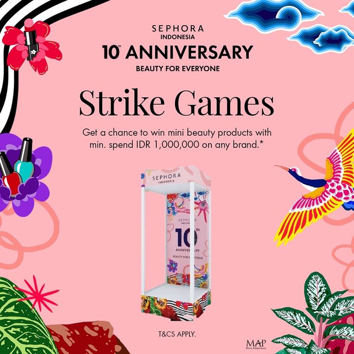 Anniversary, Sephora Indonesia, Main Atrium, Acara, Perayaan, 10 tahun, ulang tahun