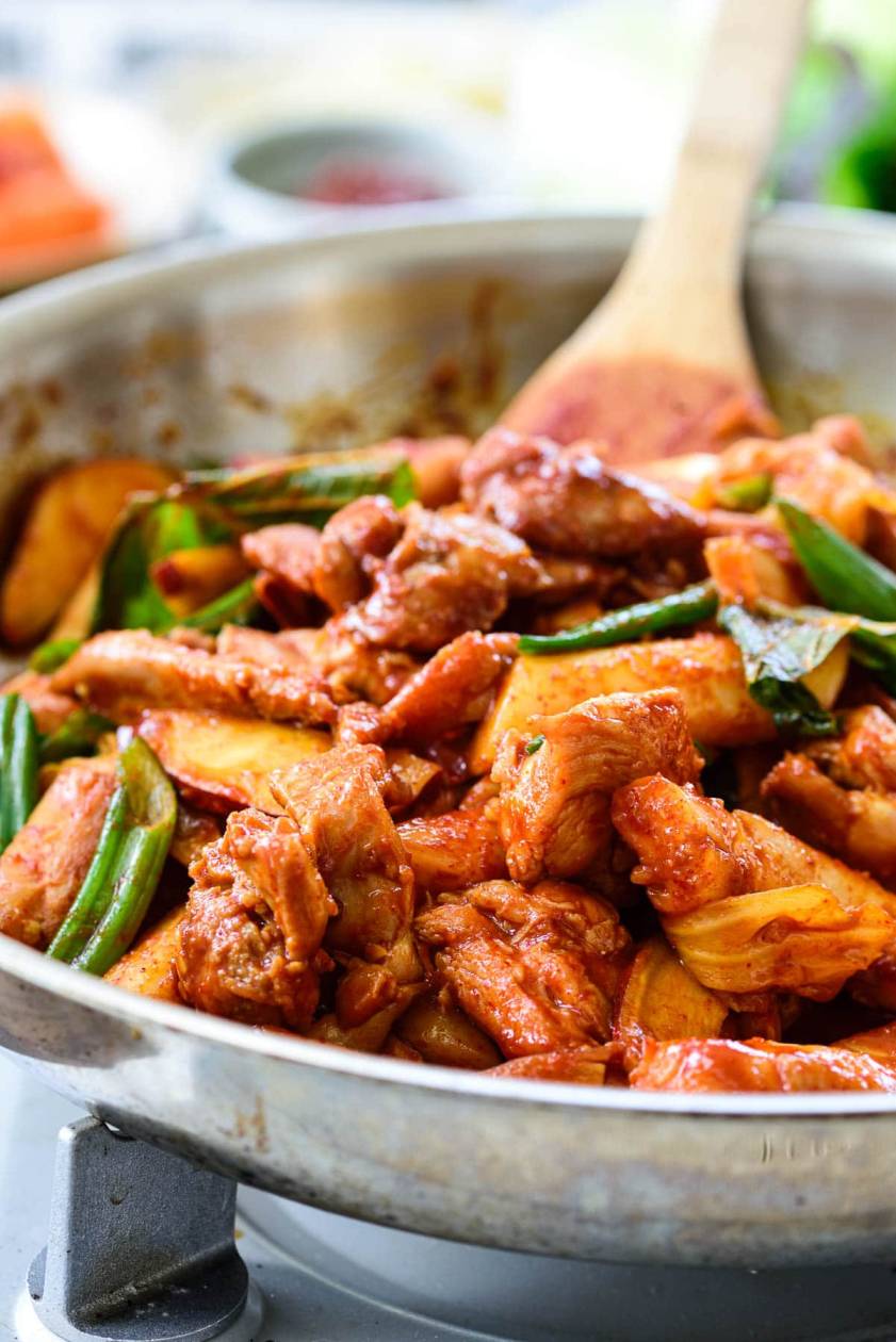 makanan pedas korea