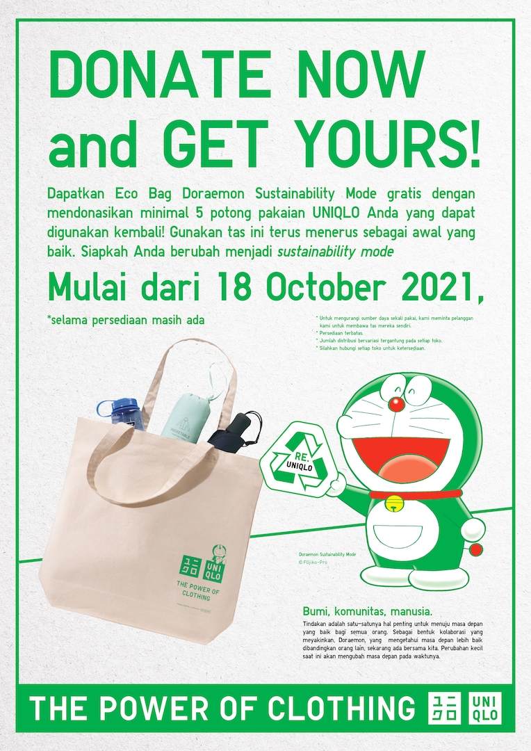 Sustainability Movement UNIQLO Indonesia Lewat RE.UNIQLO