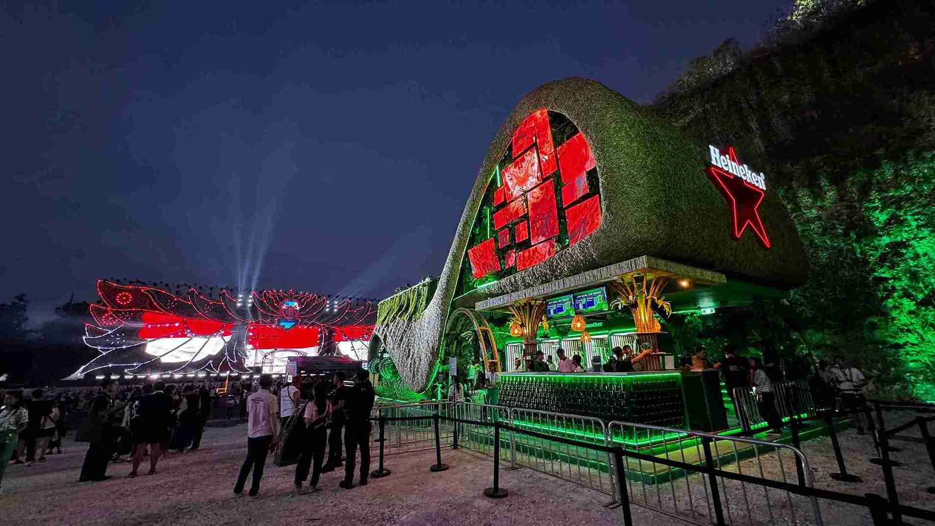 (Heineken Good Times House Night View. Foto: Dok. Heineken)