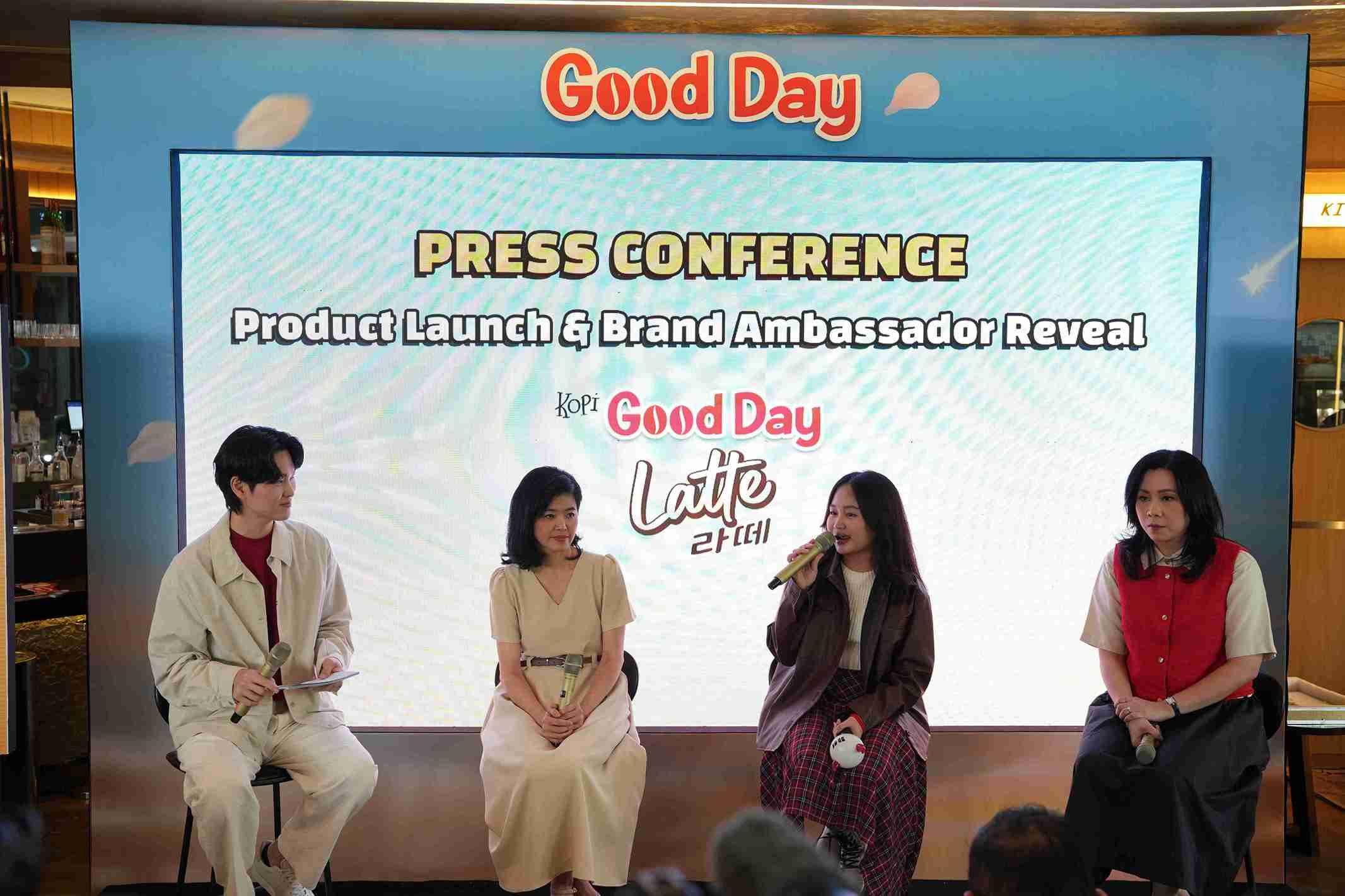 Kopi Good Day, BABYMONSTER, Good Day Latte, Kopi lokal, K-pop, RUKA, PHARITA, ASA, AHYEON, RAMI, RORA, CHIQUITA