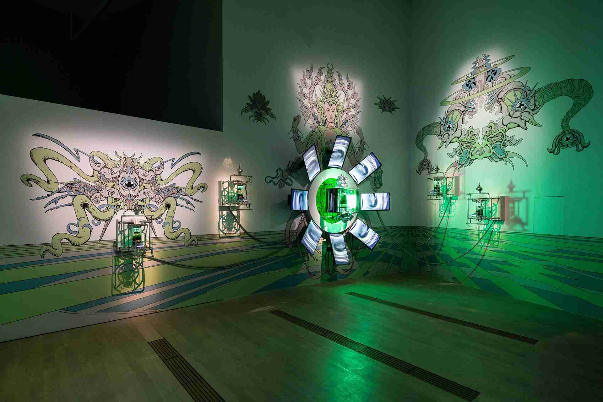 (Galactica V.2 Dharma Garden (2023) by The House of Natural Fiber. Foto: Dok. Marina Bay Sands)