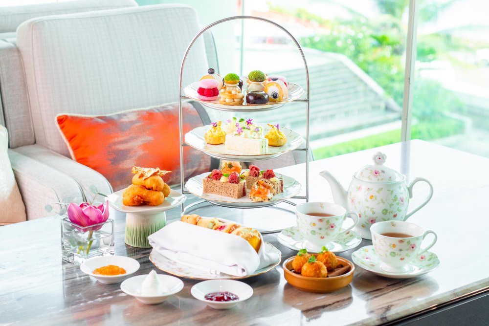 Garden of Delights Afternoon Tea Set dari Fountain Lounge Grand Hyatt Jakarta