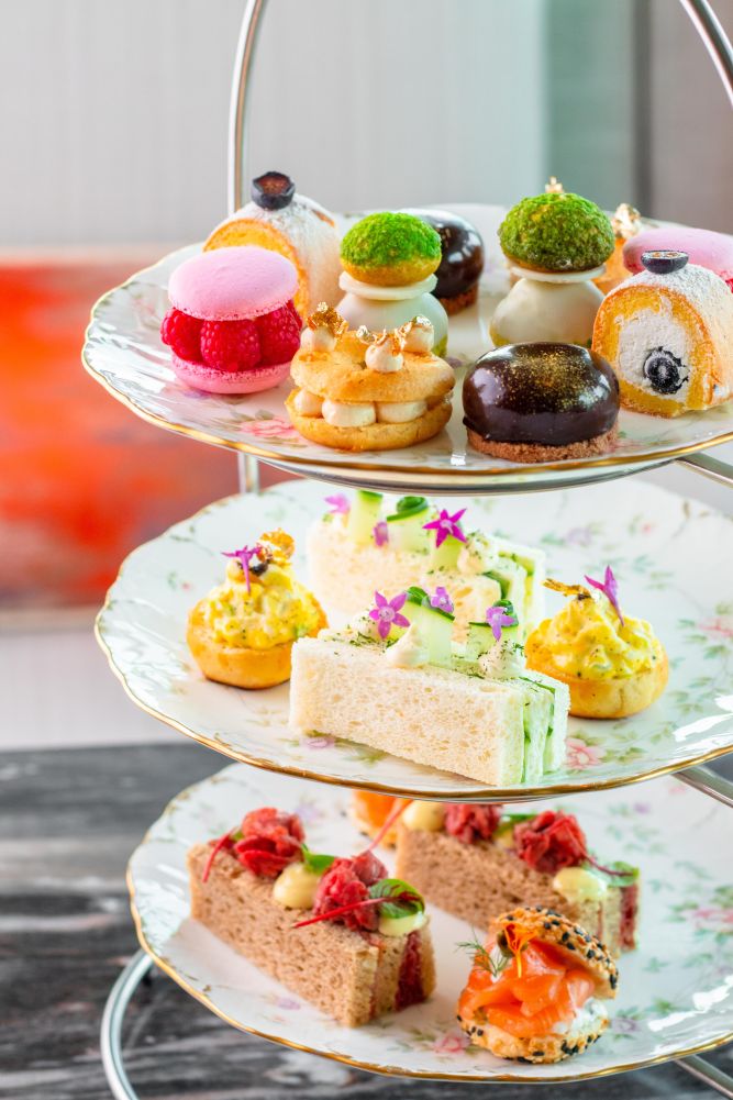 Garden of Delights Afternoon Tea Set dari Fountain Lounge Grand Hyatt Jakarta