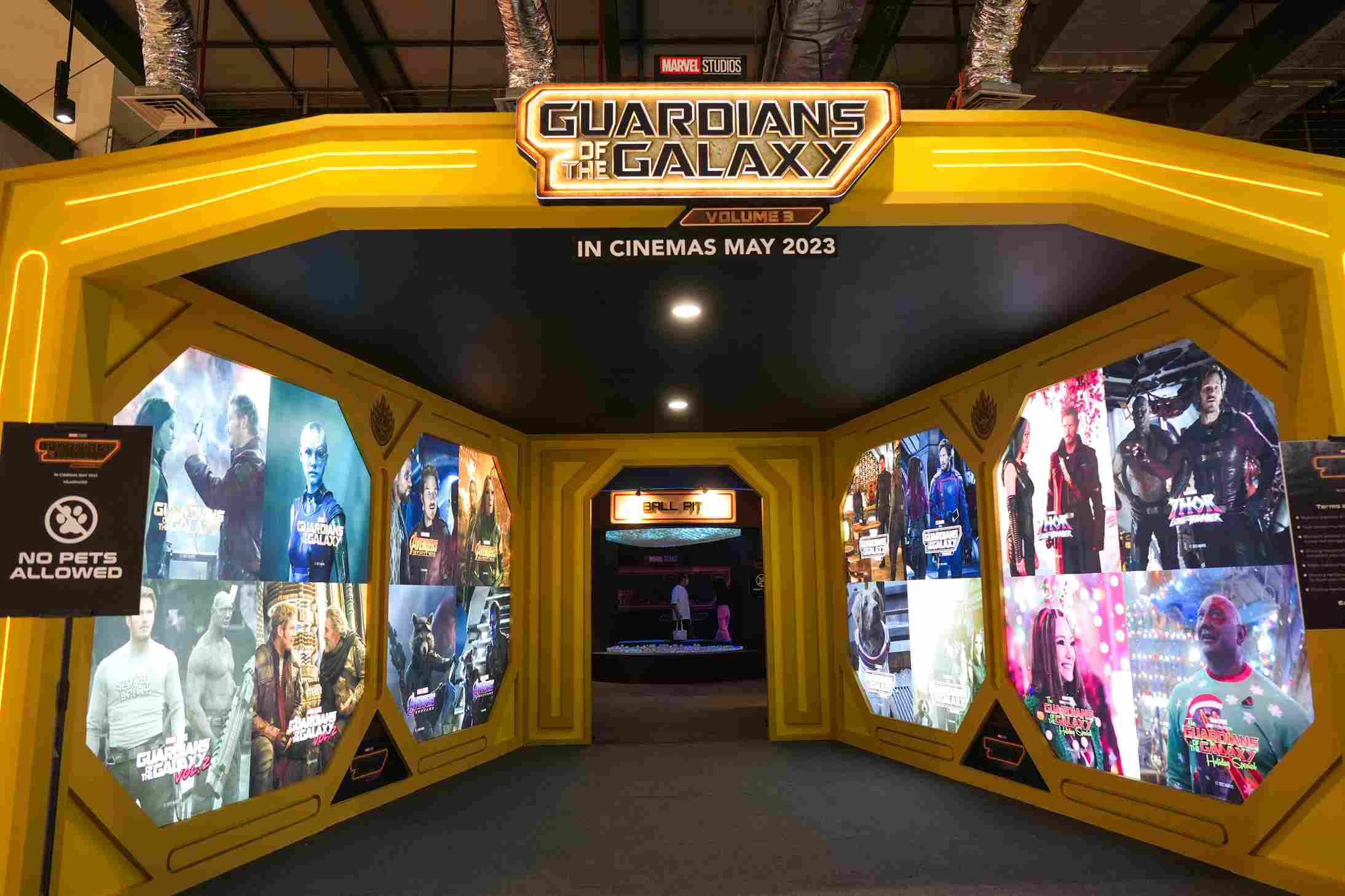 Mall Exhibition Guardians of The Galaxy Vol.3. Marvel. Disney. Mall of Indonesia.