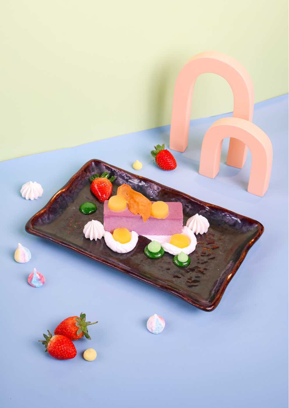 Resto, Bar, Hilton, Jakarta, Diponegoro, Food, keberlanjutan, menu, kuliner, hotel, ubi ungu, cheese cake, keju