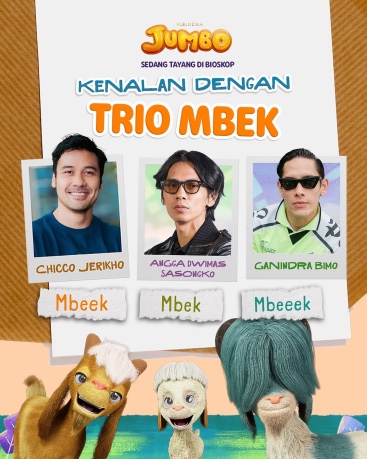 chicco jerikho pengisi suara film animasi ‘jumbo’, jumbo, chicco jerikho, ganinda bimo, film anak-anak