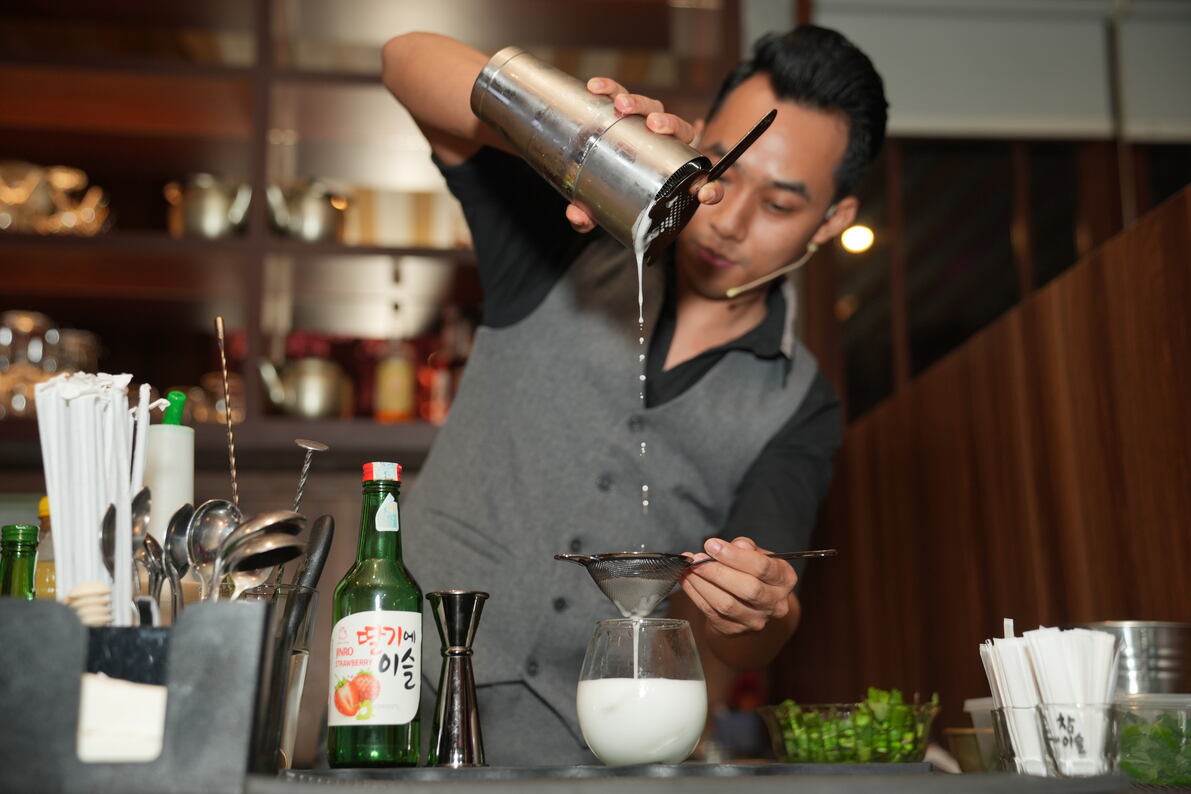 soju, Jinro, Korea, Indonesia, Alkohol, cocktail, bar, mabuk, drakor, minuman, fresh, buah, bartender
