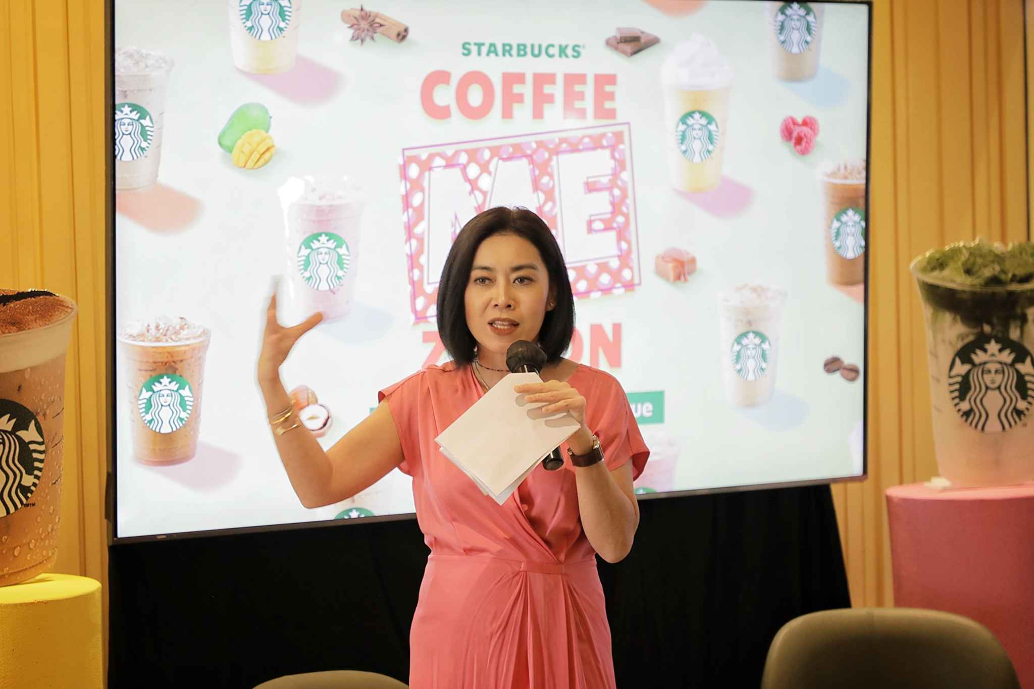Starbucks. Coffeemezation. Make your drink come true. Liryawati.