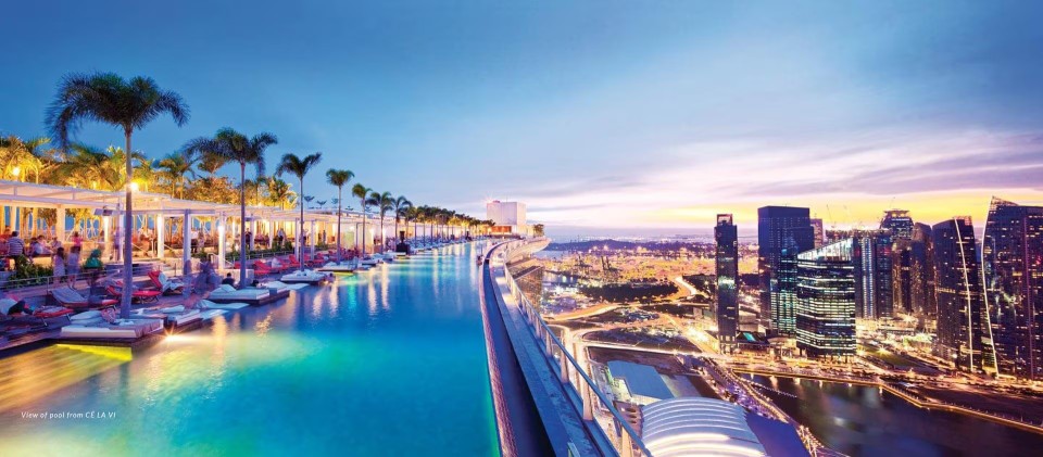 marina bay sands, singapura