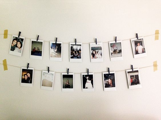 5 Ide Menata Polaroid Di Kamar, Buat Kamar Lebih Estetik