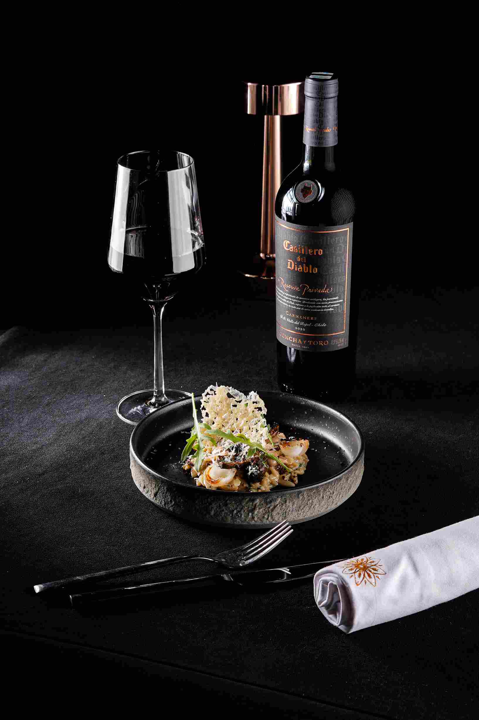 Portobello Mushrooms. PA.SO.LA. Encuentro La PA.SO.LA. Casillero Wine Pairing Dinner. Casillero del Diablo. Ritz-carlton.