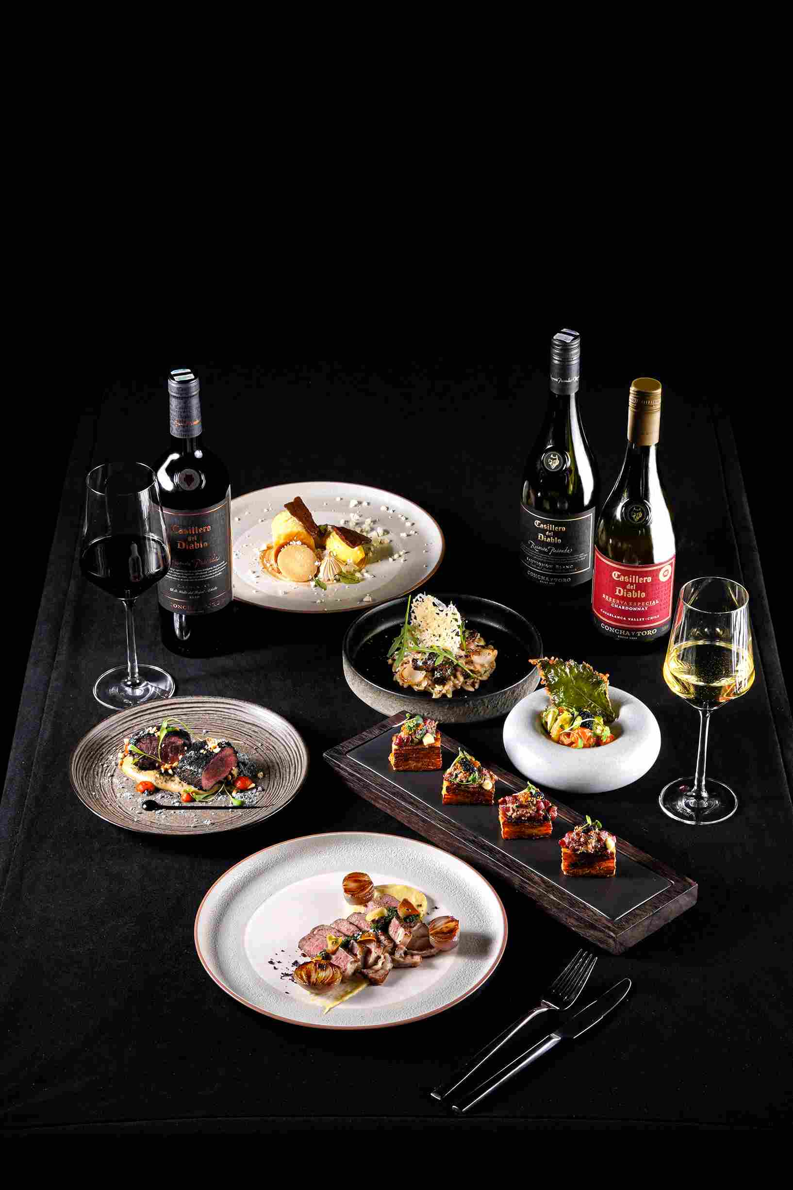 PA.SO.LA. Encuentro La PA.SO.LA. Casillero Wine Pairing Dinner. Casillero del Diablo. Ritz-carlton.