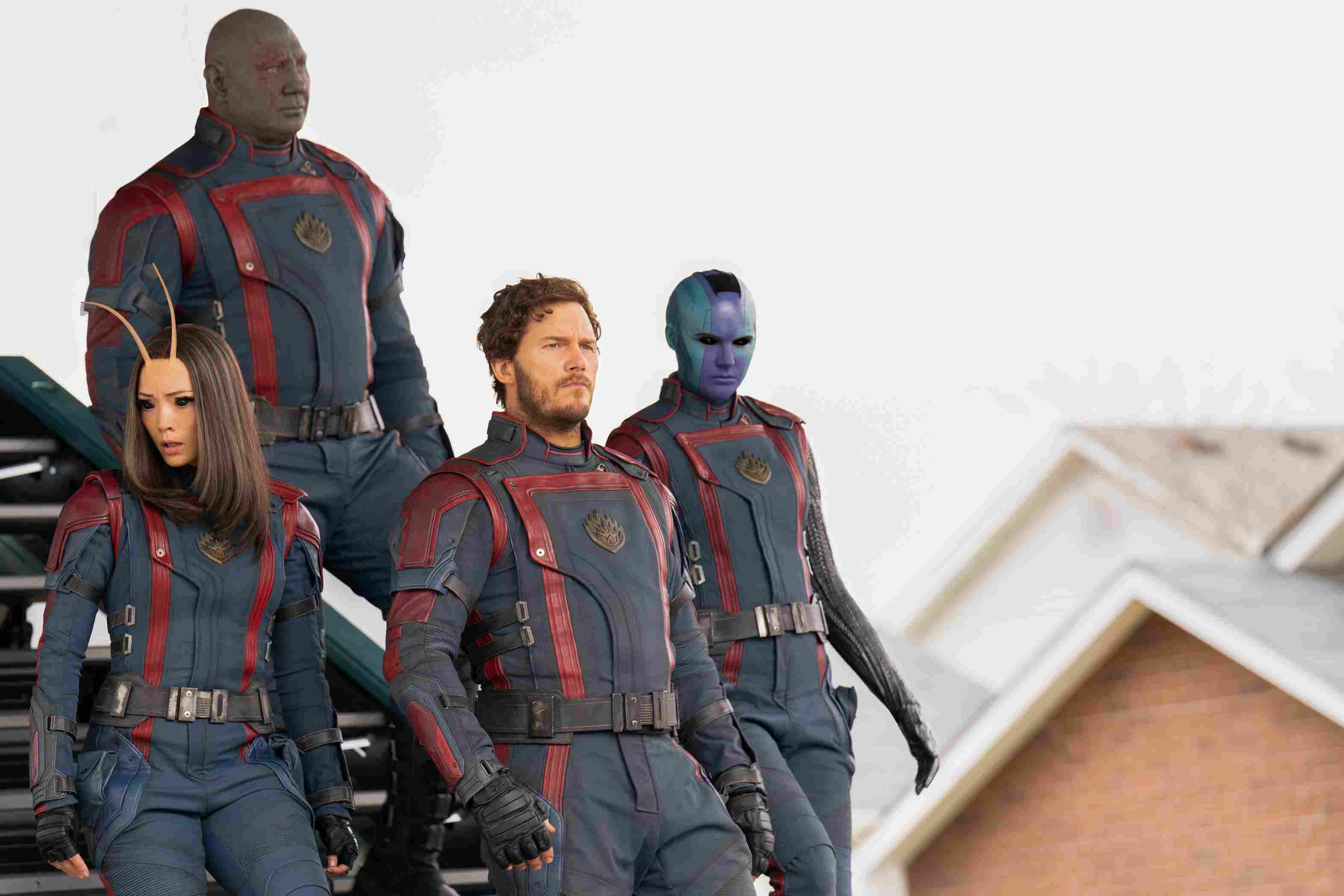 Guardians of The Galaxy Vol.3. Marvel. Disney. Peter Quill. Groot. Gamora. Rocket.