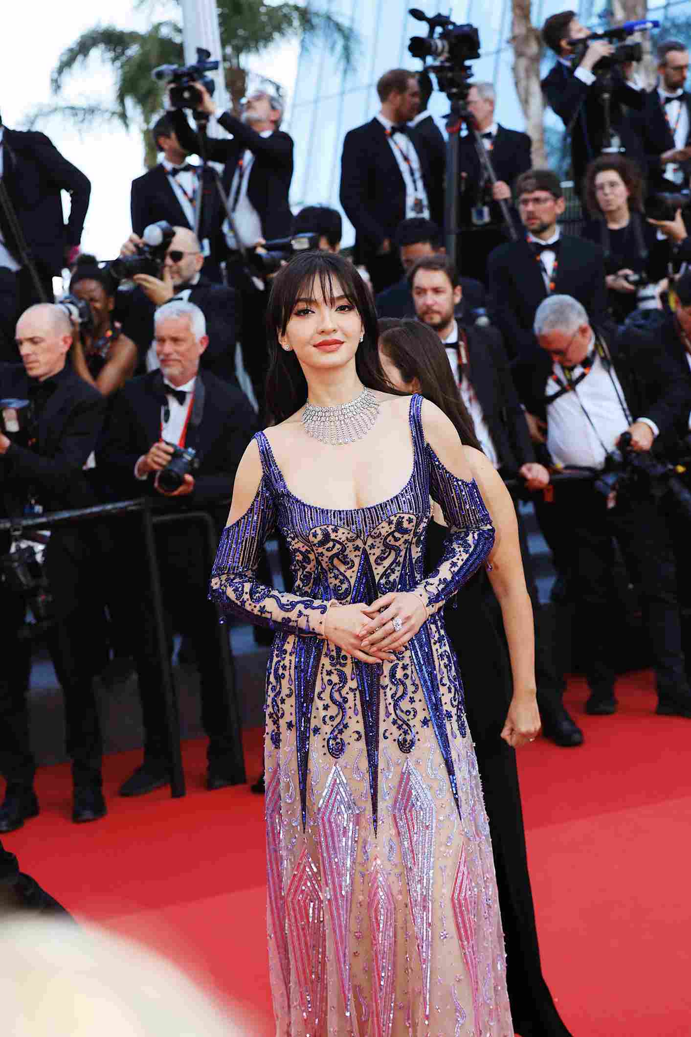 Cannes film festival 2023. Raline Shah. Fesyen raline shah. Georges Hobeika.