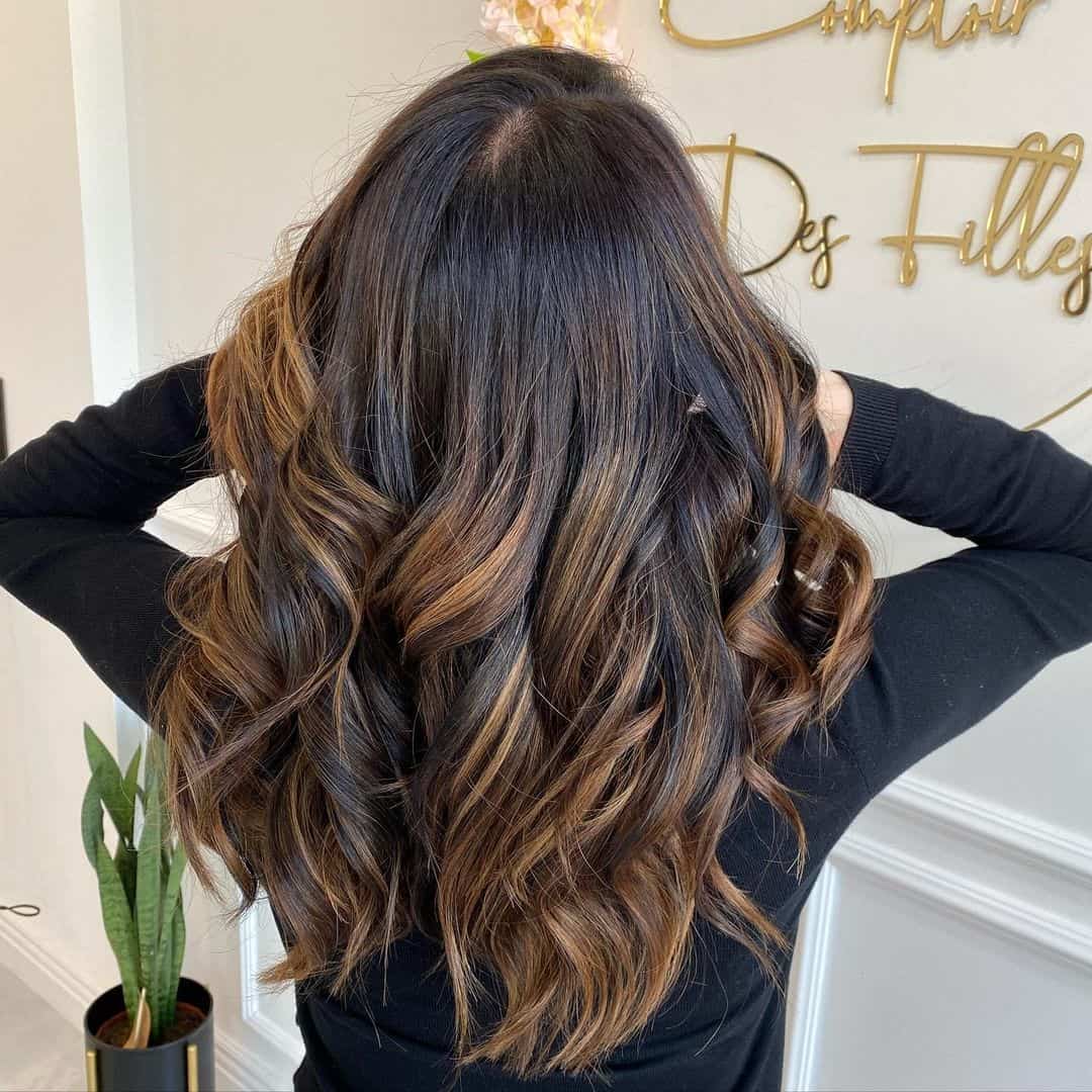 Inspirasi warna rambut ombre